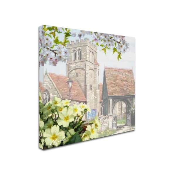 The Macneil Studio 'Church Primroses' Canvas Art,24x24